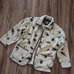 Tsunami Brown Fleece Jacket